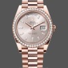 Replica Rolex Day-Date 228345RBR 0007 Sundust Diamond Dial Diamond Bezel 40mm Herren Replica Uhr Präzise Verarbeitung