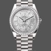 Replica Rolex Day-Date 228349RBR Meteorite Dial Diamond Bezel 40mm Herren Replica Uhr Stilvolles Accessoire