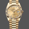 Replica Rolex Day Date 36 Champagne Dial Gelbgold Armband 128238 0132 Präzise Verarbeitung