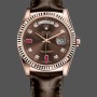 Replica Rolex Day Date 36 Everose Diamond Chocolate 118135 0020 Uhr
