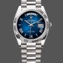 Replica Rolex Day Date 36 Weißgold Blau Ombre Zifferblatt M128236 0020
