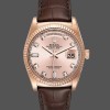 Replica Rolex Day Date 36 Gelbgoldgehäuse 118135 0101 Braunleder Uhr Stilvolles Accessoire