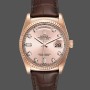 Replica Rolex Day Date 36 Gelbgoldgehäuse 118135 0101 Braunleder Uhr