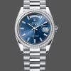 Replica Rolex Day Date 36mm Bright Blue Diamond-Set Dial Diamond-Set Bezel m128396tbr 0024 Exklusive Verarbeitung