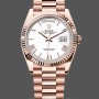 Replica Rolex Day Date 36mm Everose Gold 128235 0070 Weißes Römisches Zifferblatt