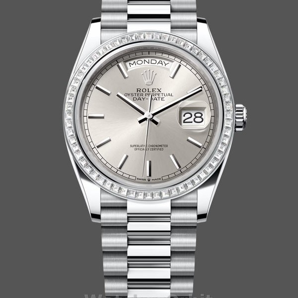 Replica Rolex Day Date 36mm Platin und Diamanten Lünette 128396tbr 0004 Hochwertige Nachbildung