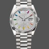 Replica Rolex Day Date 36mm Weißgold 128239 0016 Pave Rainbow Diamond Dial Exklusive Verarbeitung