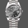 Replica Rolex Day Date 40 18K Weißgold Schiefer Zifferblatt M228239 0060 Herrenuhr Stilvolles Accessoire