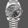 Replica Rolex Day Date 40 18K Weißgold Schiefer Zifferblatt M228239 0060 Herrenuhr