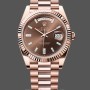 Replica Rolex Day Date 40 18kt Everose Gold Rolex President Chocolate Dial m228235 0003