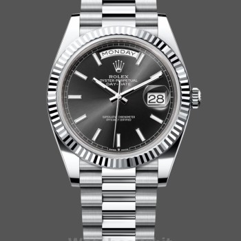 Replica Rolex Day Date 40 Platinum Black Dial M228236 0003 Herrenuhr
