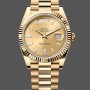 Replica Rolex Day Date 40 Gelbgold Champagner Zifferblatt m228238 0005