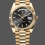 Replica Rolex Day Date 40mm Gelbgold President Black Dial m228238 0067