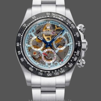 Replica Daytona Daytona Artisans De Geneve Carbon Fiber Bezel Colorful Skeleton Dial 116500LN