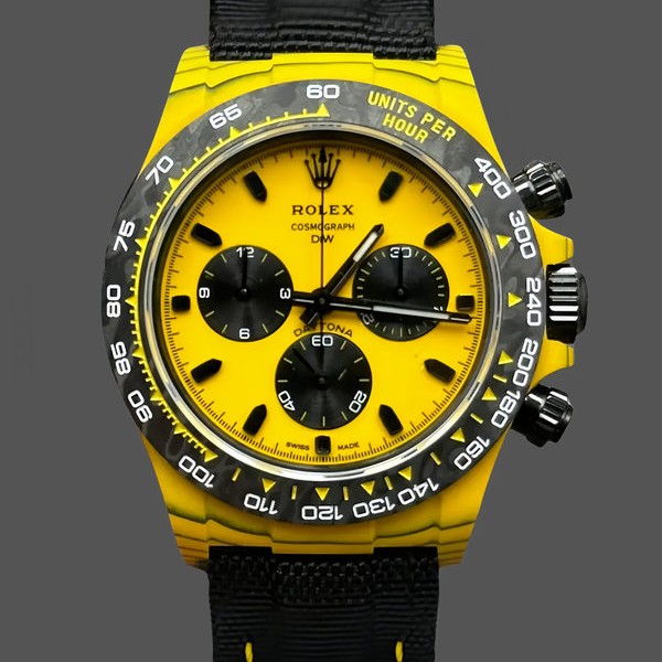 Replica Rolex Chronograph Daytona DIW Customized Carbon Fiber Luminous Limited Edition Uhren Schweizer Handwerkskunst