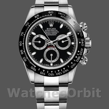 Replica Rolex Cosmograph Daytona 116500LN Ceramic Bezel Black Dial 40mm Herren Replica Uhr