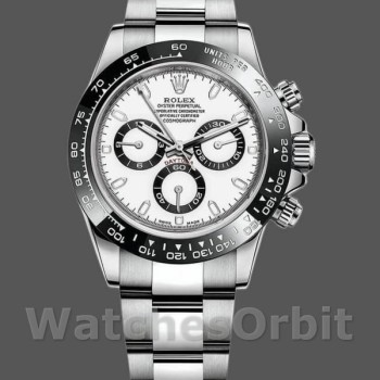 Replica Rolex Cosmograph Daytona 116500LN Edelstahl Weißes Zifferblatt 40mm Herren Replica Uhr