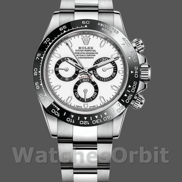 Replica Rolex Cosmograph Daytona 116500LN Edelstahl Weißes Zifferblatt 40mm Herren Replica Uhr, Replica Uhr, Elegantes Design