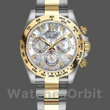 Replica Rolex Cosmograph Daytona 116503 White Mother Of Pearl Dial 40MM Herren Replica Uhr
