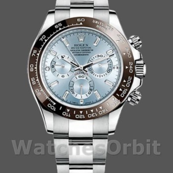 Replica Rolex Cosmograph Daytona 116506 Ice Blue Dial Platinum 40MM Herren Replica Uhr