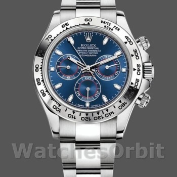 Replica Rolex Cosmograph Daytona 116509 Blue Index Dial 40MM Herren Replica Uhr