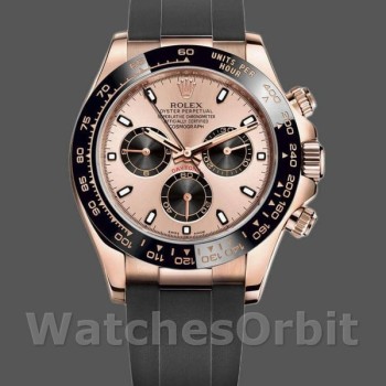 Replica Rolex Cosmograph Daytona 116515LN Black Pink Dial 40mm Herren Replica Uhr