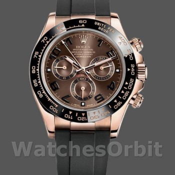 Replica Rolex Cosmograph Daytona 116515LN Chocolate Arabic Dial 40mm Herren Replica Uhr