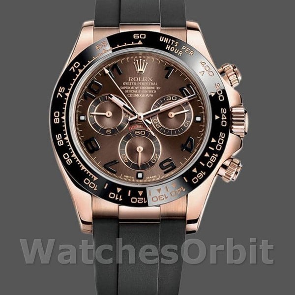 Replica Rolex Cosmograph Daytona 116515LN Chocolate Arabic Dial 40mm Herren Replica Uhr, Replika Uhren, Authentisches Aussehen