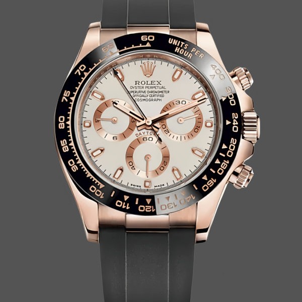 Replica Rolex Cosmograph Daytona 116515LN Everose Gold Ivory Dial 40mm Herren Replica Uhr, Replika Uhren, Kompromisslose Präzision