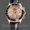 Replica Rolex Cosmograph Daytona 116515LN Lederarmband Pinkes Zifferblatt 40mm Herren Replica Uhr, Replika Uhren, Edle Materialien