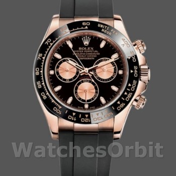 Replica Rolex Cosmograph Daytona 116515LN Rose Gold Black Dial 40mm Herren Replica Uhr