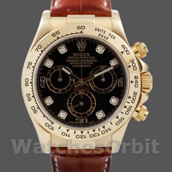 Replica Rolex Cosmograph Daytona 116518 Black Dial 40mm Herren Replica Uhr