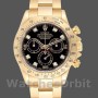 Replica Rolex Cosmograph Daytona 116528 Black Diamond Dial 40MM Herren Replica Uhr