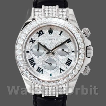 Replica Rolex Cosmograph Daytona 116599 Pave Diamond Dial 40mm Herren Replica Uhr