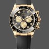 Replica Rolex Cosmograph Daytona 40 Gelbgold Schwarz Gummi m126518ln 0006 Klassisches Design