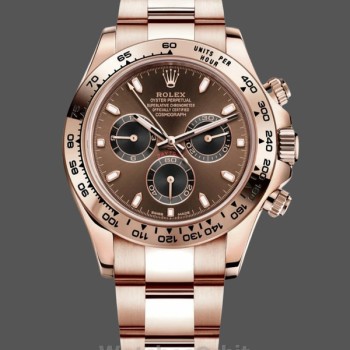 Replica Rolex Cosmograph Daytona 40mm Everose Chocolate Dial 116505 Herrenuhr
