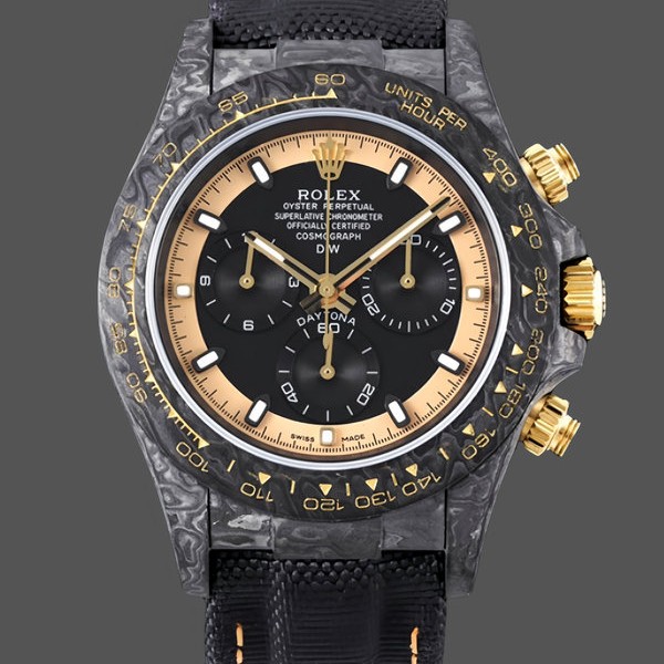 Replica Rolex Cosmograph Daytona DiW Essence Carbon Fiber Luminous Limited Edition Perfekte Replik