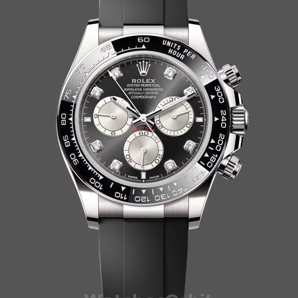 Replica Rolex Cosmograph Daytona Weißgold 126519LN 0004 Bright Black Steel Diamond Schweizer Handwerkskunst