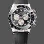 Replica Rolex Cosmograph Daytona Weißgold 126519LN 0004 Bright Black Steel Diamond