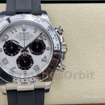 Replica Rolex Cosmograph Daytona White Gold Case Panda Dial 116519 Herrenuhr