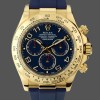 Replica Rolex Cosmograph Daytona Gelbgoldgehäuse Blaues Zifferblatt 116518 Herrenuhr Schweizer Handwerkskunst