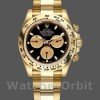Replica Rolex Daytona 116508 Gelbgold Schwarzes Zifferblatt 40MM Herren Replica Uhr Sammlerstück