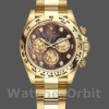 Replica Rolex Daytona 116508 Gelbgold Schwarzes Perlmutt-Zifferblatt 40MM Herren Replica Uhr Exklusive Verarbeitung