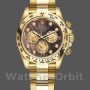 Replica Rolex Daytona 116508 Gelbgold Schwarzes Perlmutt-Zifferblatt 40MM Herren Replica Uhr