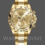 Replica Rolex Daytona 116508 Gelbgold Champagner Index Zifferblatt 40MM Herren Replica Uhr