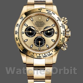 Replica Rolex Daytona 116508 Gelbgold Champagner Index Zifferblatt 40MM Herren Replica Uhr