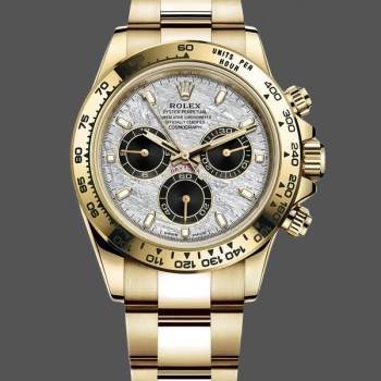 Replica Rolex Daytona 116508 Gelbgold Meteoritengrau Zifferblatt 40MM Herren Replica Uhr