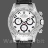 Replica Rolex Daytona 116519 Black Alligator Lederarmband Weißes Zifferblatt 40mm Herren Replica Uhr, Replica Uhr, Authentisches Aussehen