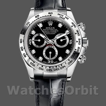 Replica Rolex Daytona 116519 Black Diamonds Dial 40mm Herren Replica Uhr