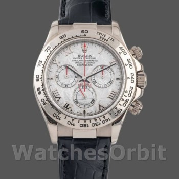 Replica Rolex Daytona 116519 Meteorite Dial Lederarmband 40mm Herren Replica Uhr